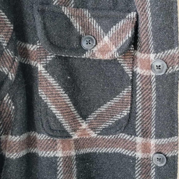 Jachs Men's Dark Plaid Shirt Jacket - Picture 7 of 12